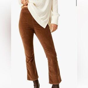 Free People Women’s Brown Velour In My Feelings Crop Boot size Small